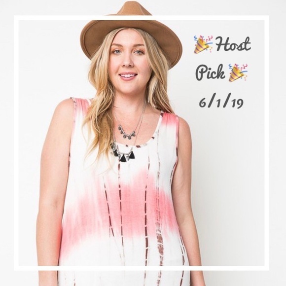🎉host Pick🎉Plus Size Tank with Fringe Bottom - Picture 1 of 7